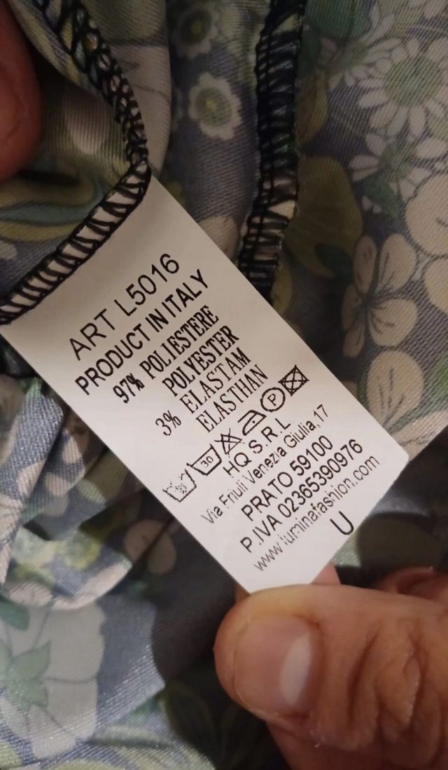 Abito lungo a fiori Lumina