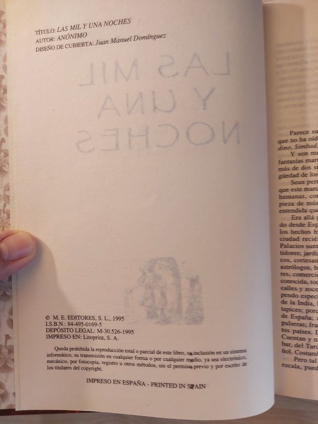 Las mil y una noches. 1995 Ilustrado