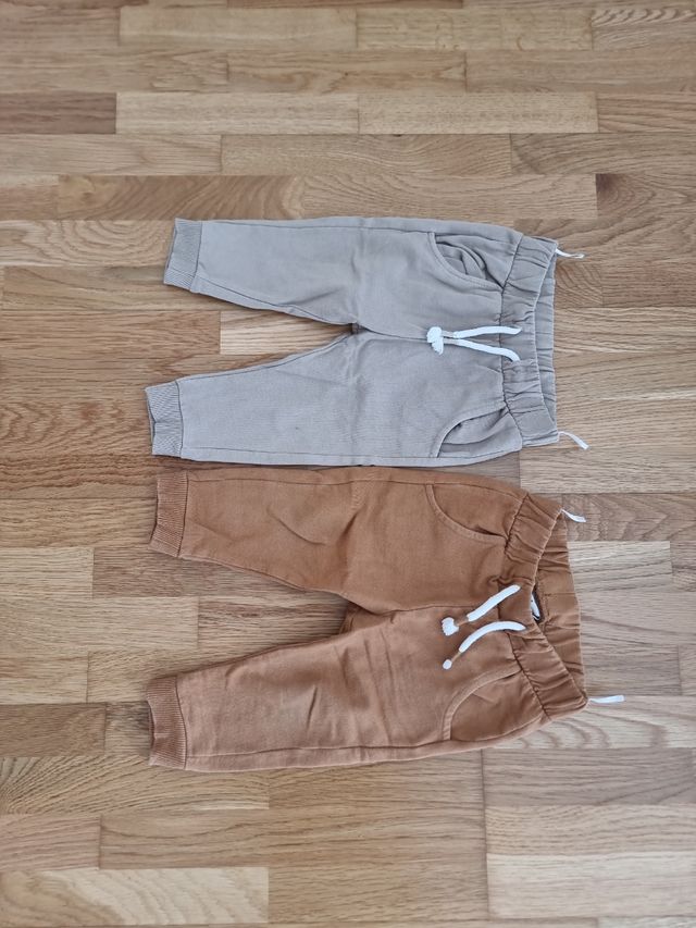 2 pantalones bebe 9-12 meses