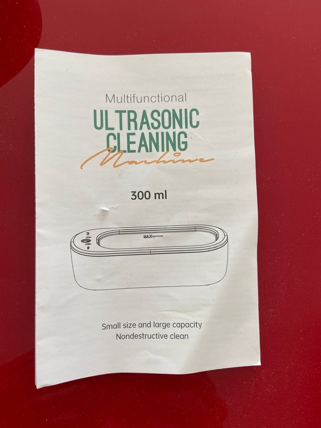 Limpiador ultrasonico gafas y joyas