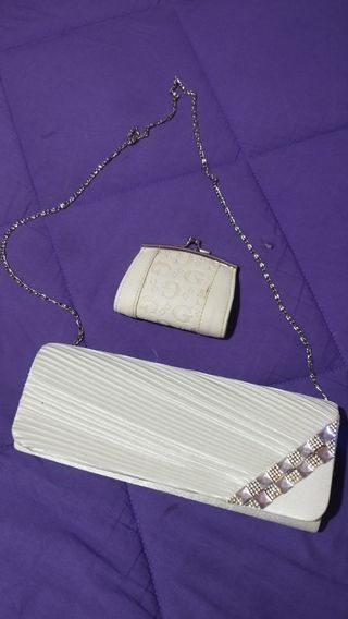 Bolso de fiesta y monedero