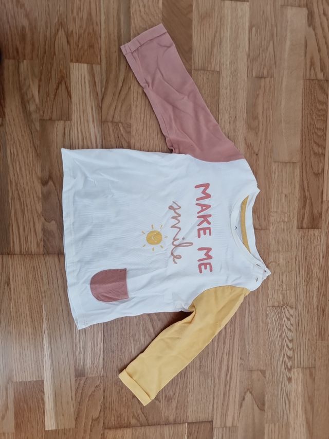 Camiseta manga larga 12 meses