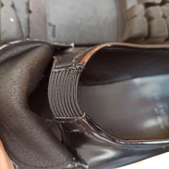 Mocasines de charol de plataforma