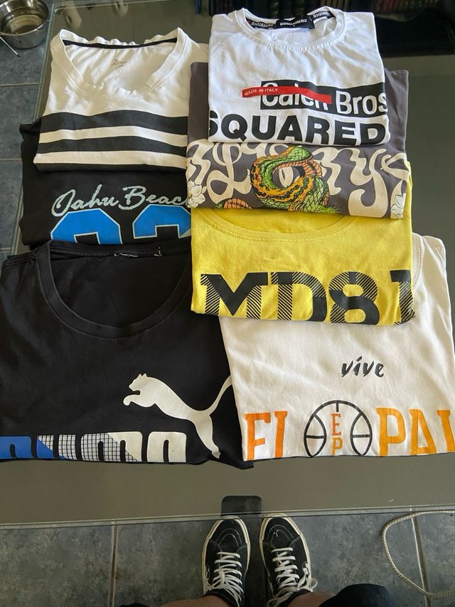 Camisetas variadas ponibles