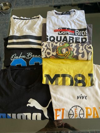 Camisetas variadas ponibles