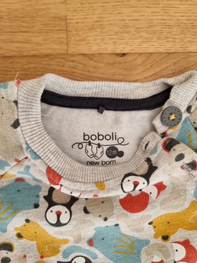 Sudadera boboly + pantalo Esfera 12-18m