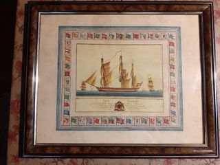 Stampa nave Fregata Danimarchese