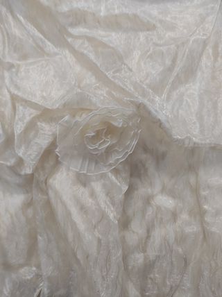 Vestido novia organza