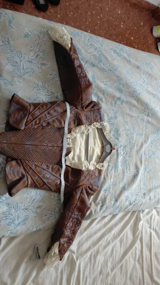 Corpiño fallera marrón chocolate 40/42