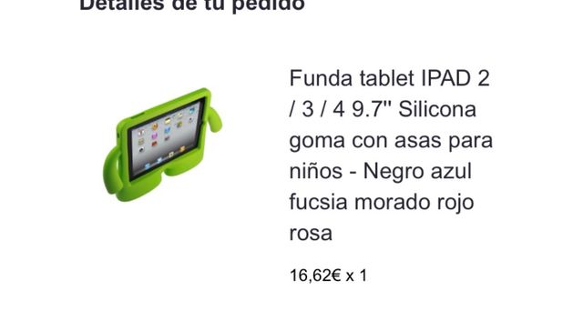 Funda ipad niños