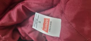 Cazadora Levis Cuero Negro y paño