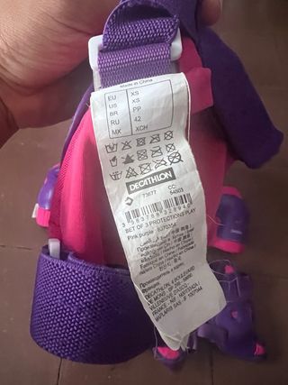 Kit de proteccion patines patinetes roller Oxelo 