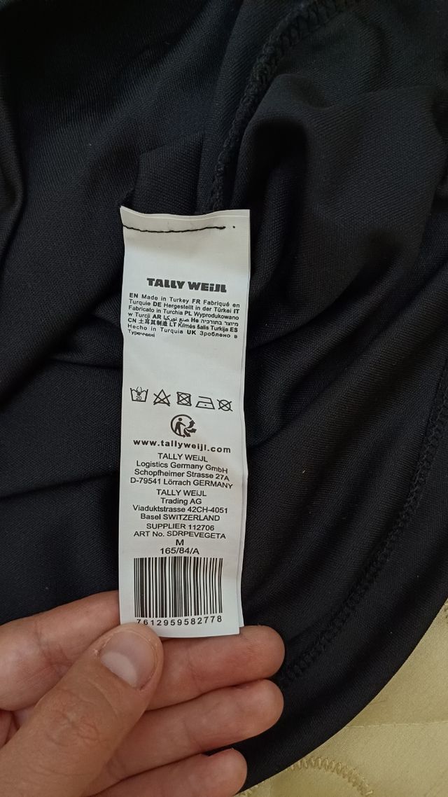 Abitino nero maniche lunghe