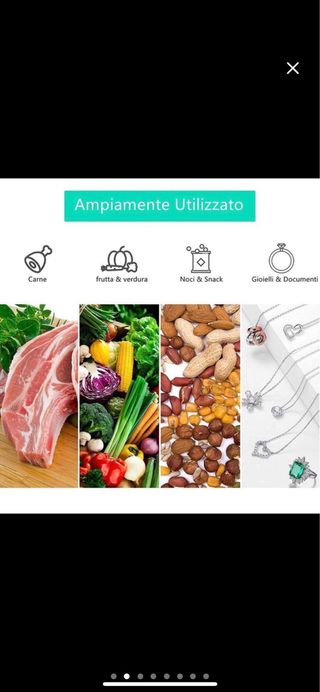 macchina sottovuoto alimentare