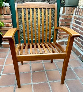 CONJUNTO COMEDOR JARDIN TECA