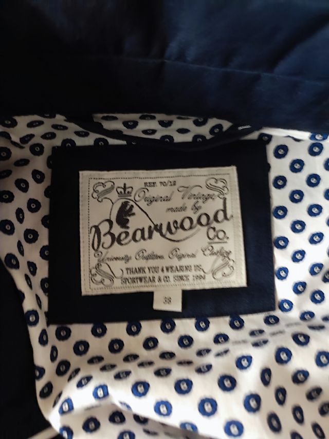 Gabardina nueva brearwood vintage para mujer