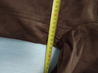 Chaqueta de imitación a ante