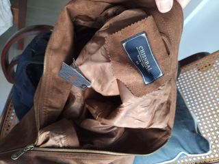Chaqueta de imitación a ante
