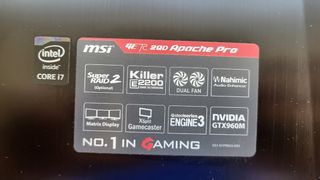 Portátil MSI I7 16GB RAM/512GB SSD