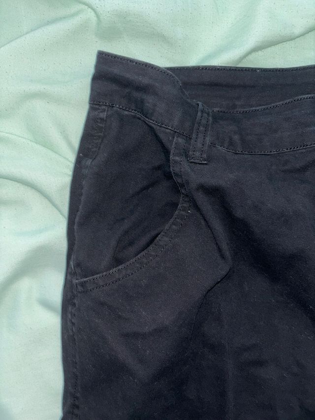 Pantalones cargo negros