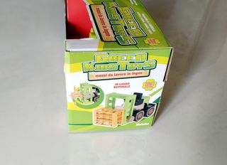 Trattore in legno colorato +3 anni