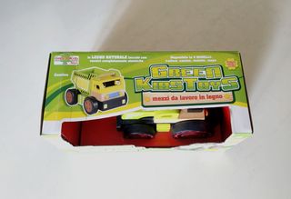 Trattore in legno colorato +3 anni