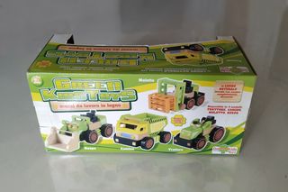 Trattore in legno colorato +3 anni