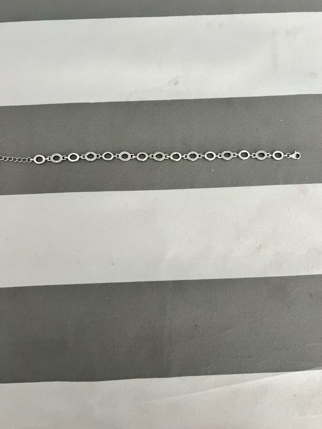 Pulsera de plata de ley