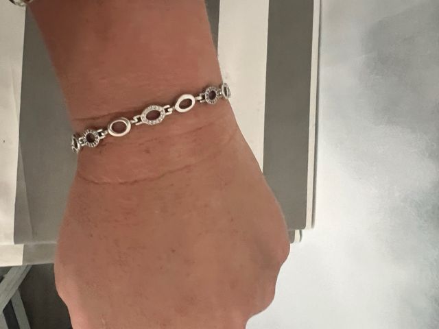 Pulsera de plata de ley