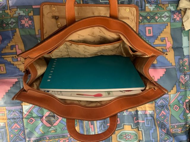 Maletin bolso marca petusco color marron