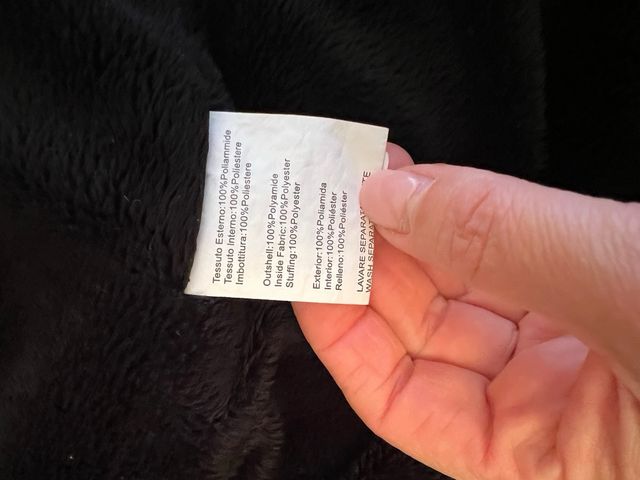 Giaccone impermeabile blu