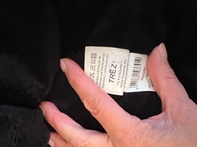 Giaccone impermeabile blu