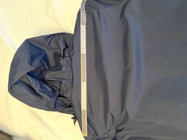 Giaccone impermeabile blu