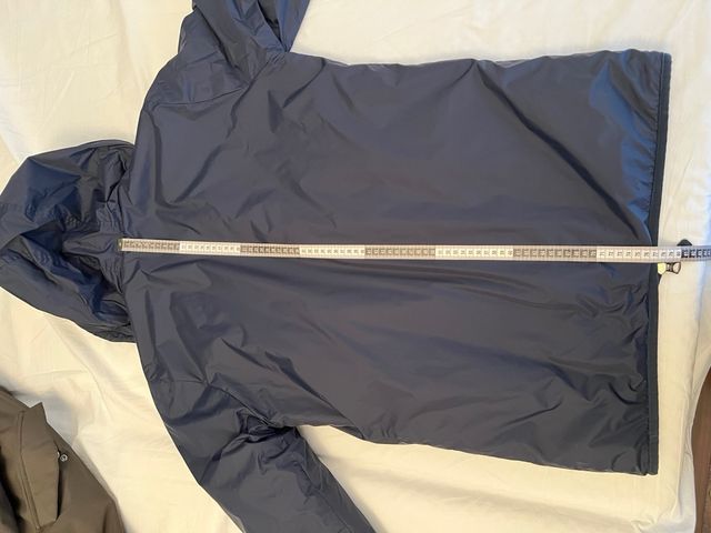 Giaccone impermeabile blu