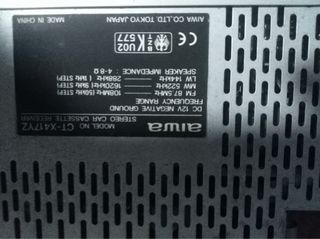 Radio cassette coche aiwa