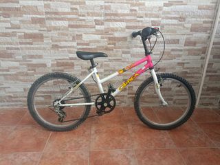 Bicicleta 20" rosa para niña/o