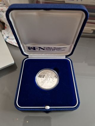 Moneta 5 Euro argento Vaticano 2007 Pace