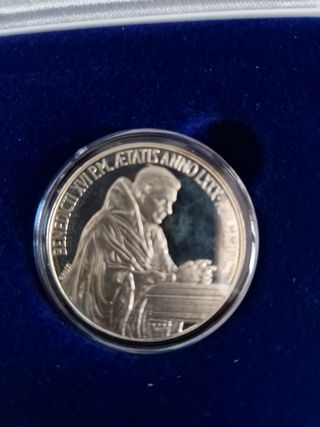 Moneta 5 Euro argento Vaticano 2007 Pace