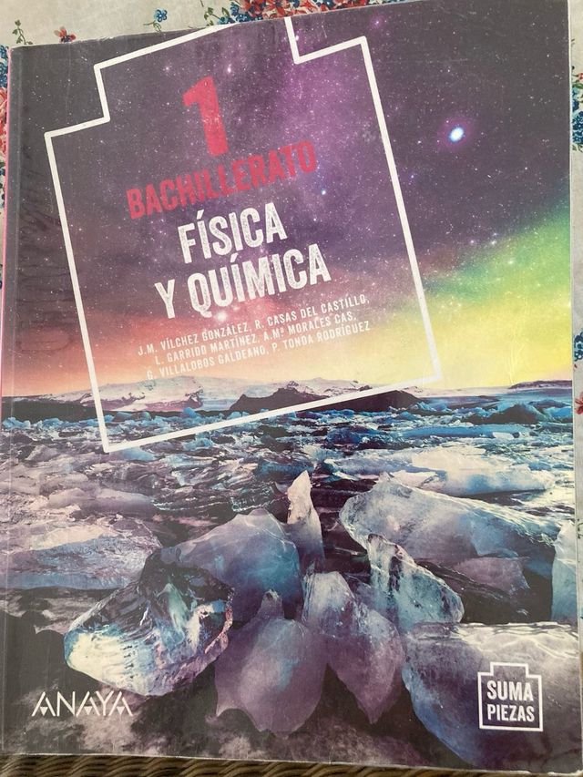 Libro Física y Química 1ro de bachillerato
