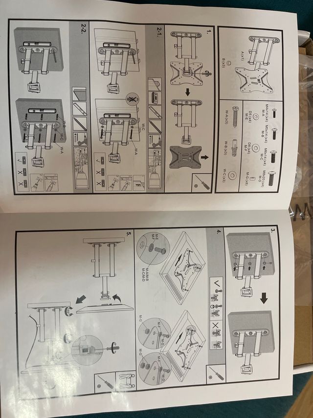 Soporte TV de pared inclinable