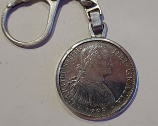 Moneda 8 Reales plata Carlos IV