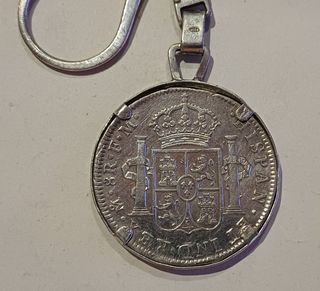 Moneda 8 Reales plata Carlos IV