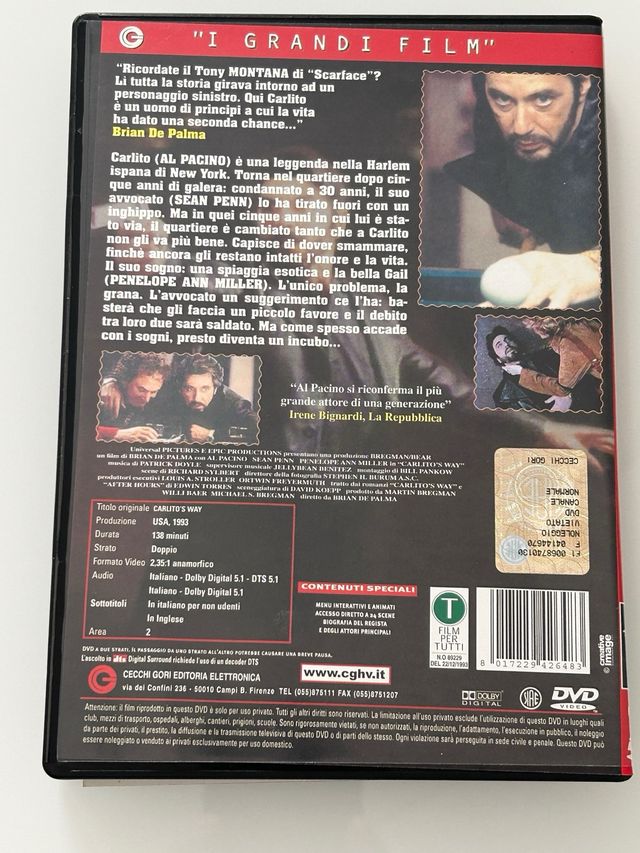 DVD Carlito’s Way