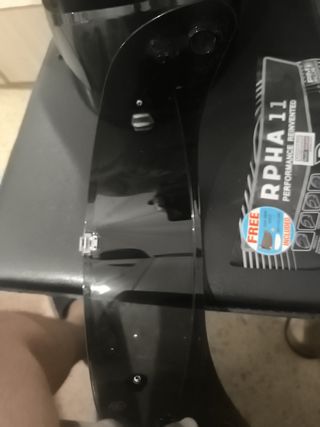 Pantallas hjc rpha 11 negras y transparentes