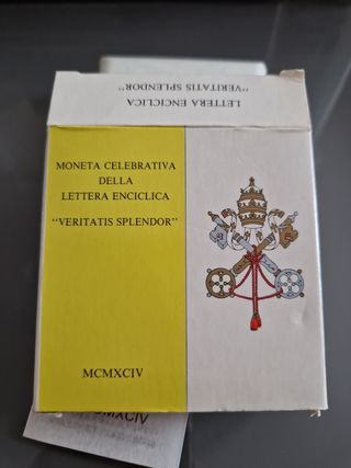 500 Lire argento Vaticano 1994 Veritatis Splendor