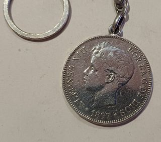 Moneda Alfonso XIII plata 1897