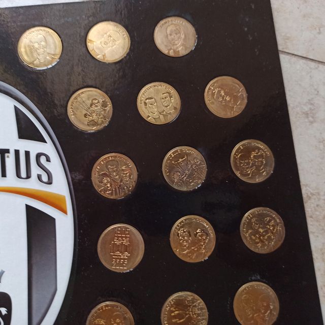 Collezione monete juve