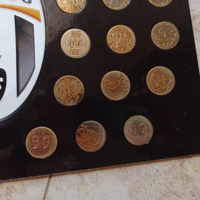 Collezione monete juve
