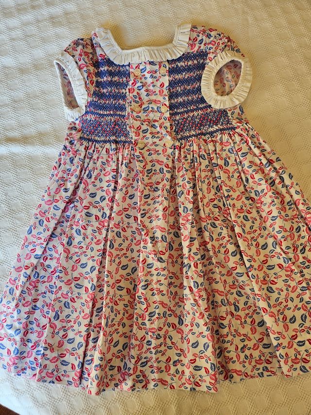 Vestio de niña 3/4años y rebeca azul