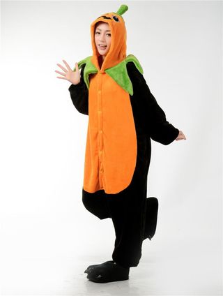 Mono Enterizo Pijama Disfraz Calabaza Talla L